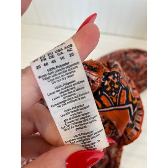 Boohoo & Junarose Floral & Scarf Print Oversized Smock Dress Bundle Size 16 - Picture 8 of 11